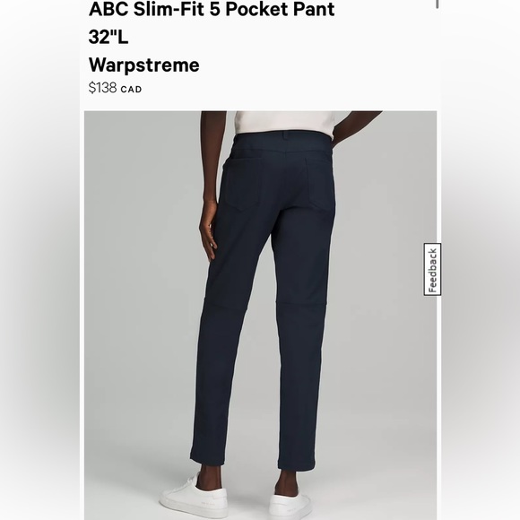 ABC Slim-Fit 5 Pocket Pants: Warpstream - Picture 2 of 5